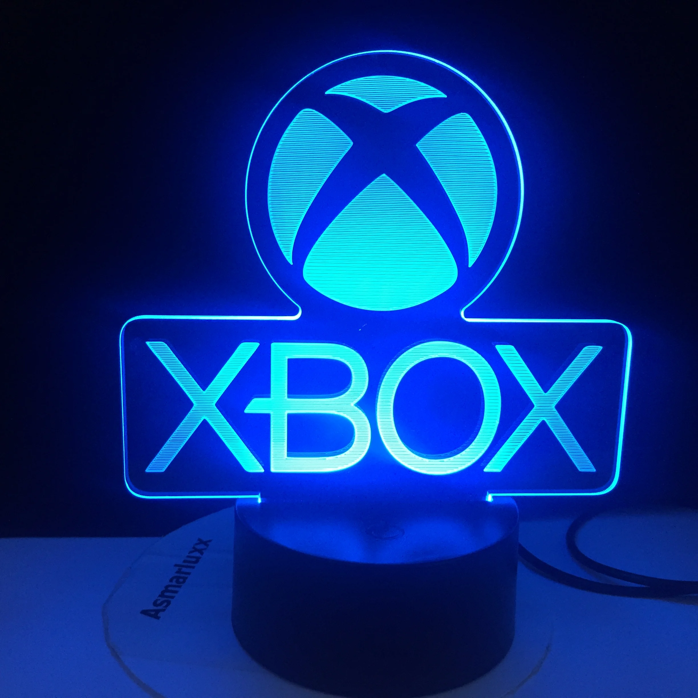 

XBOX Game Home Game Best Present for Boy LED Night Light USB Directly Supply Cartoon App Control Children Birthday Gifts 3d Lamp
