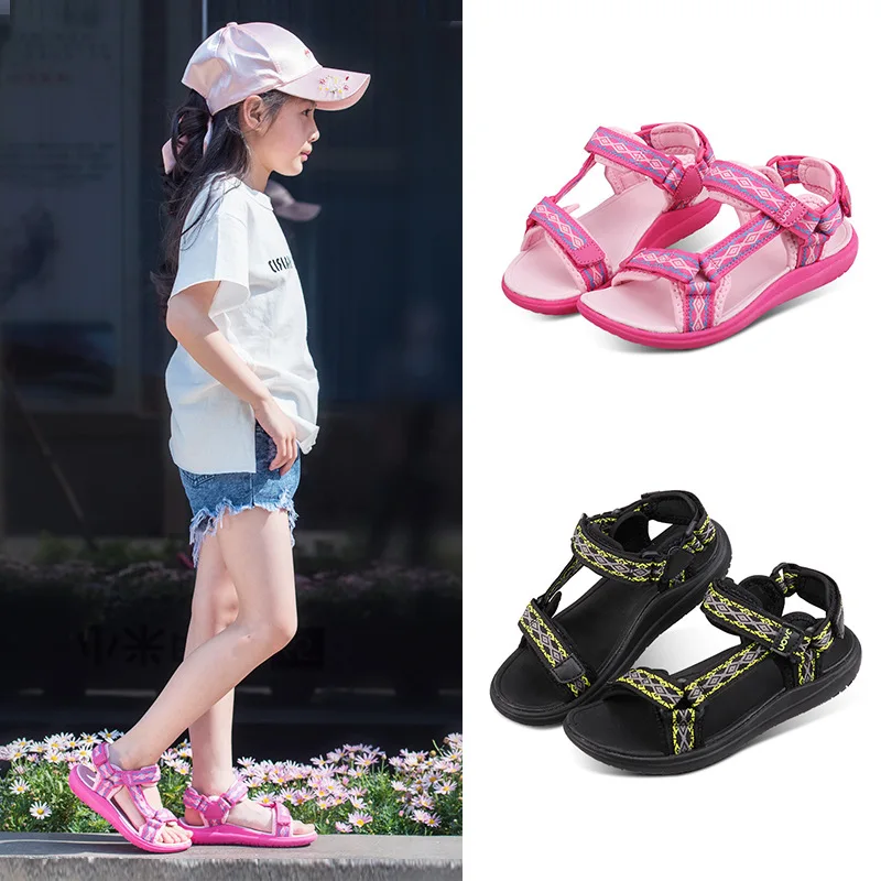Сандалии UOVO детские повседневные летние босоножки для мальчиков и девочек обувь