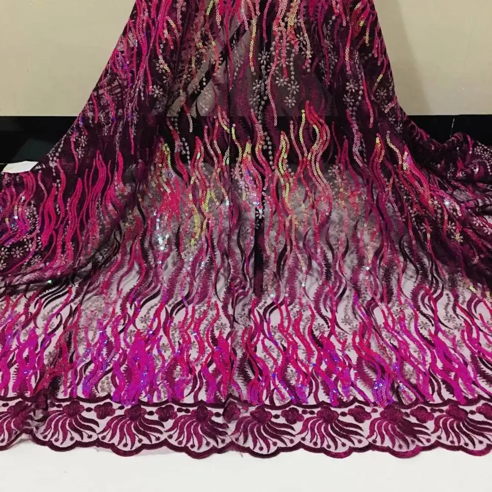 

Multicolor Sequin Lace Fabric Sparkly Sequin French Net Lace Fabric Embroidered Mesh African Lace Sequin Fabric For Dress Sewing