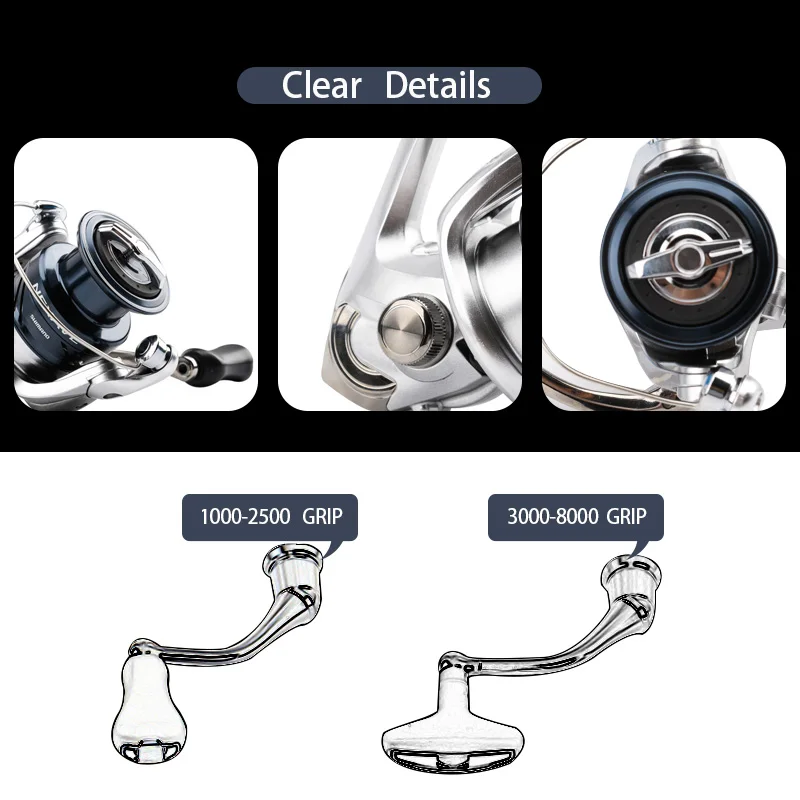 

Original SHIMANO NEXAVE 1000 C2000SHG 2500HG C3000HG 4000HG C5000HG 6000 8000 High Gear Ratio Metal Spool Spinning Fishing Reel