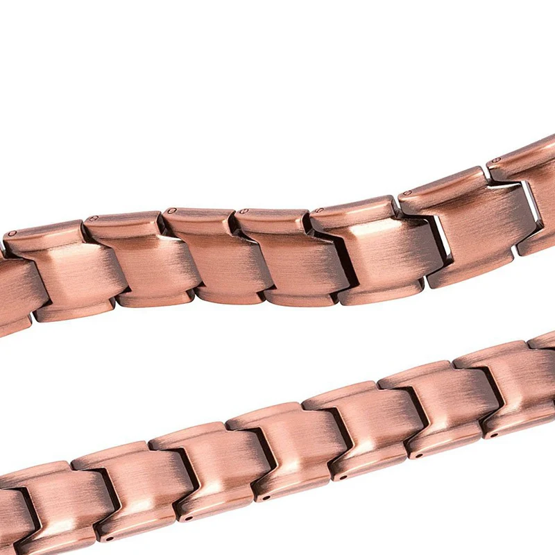 Мужской и женский браслет на ногу медный щиколотку для магнитной терапии снятия