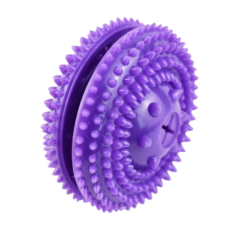 

Dog Flying Disc Leaking Food Ball Toy Cleaning Teeth Dog Durable Bite-resistant Interactive Chew Toy Interactive Chew Toy