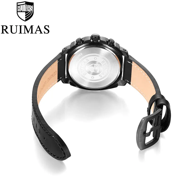 Ruimas New Mens Watches 2020 Luxury Brand Quartz Watch Unique Gentlemen Wrist Men Gifts Military Relogio Luxo Clock 552 | Наручные часы