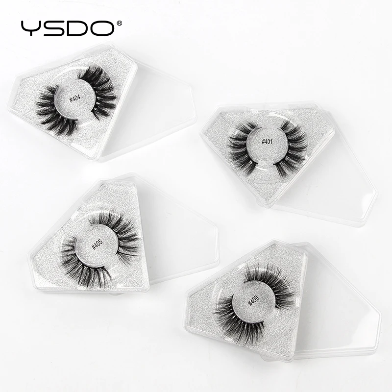 

YSDO Mink Lashes Wholesale 4//20/50/100 Pcs 3D Mink Eyelashes Natural False Eye Lashes Long Cilios Makeup Thick Lashes In Bulk