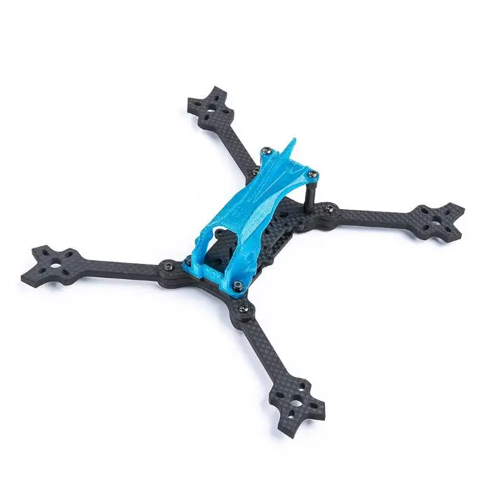 frame W blue Canopy IFlight гонки H5 205 мм 5 дюймов FPV велосипедная Рама с 5 мм рукояткой/навесом совместимый XING X2207 двигатель/Nazgul 5140 prop для FPV гоночного дрона - Цвет: frame W blue Canopy