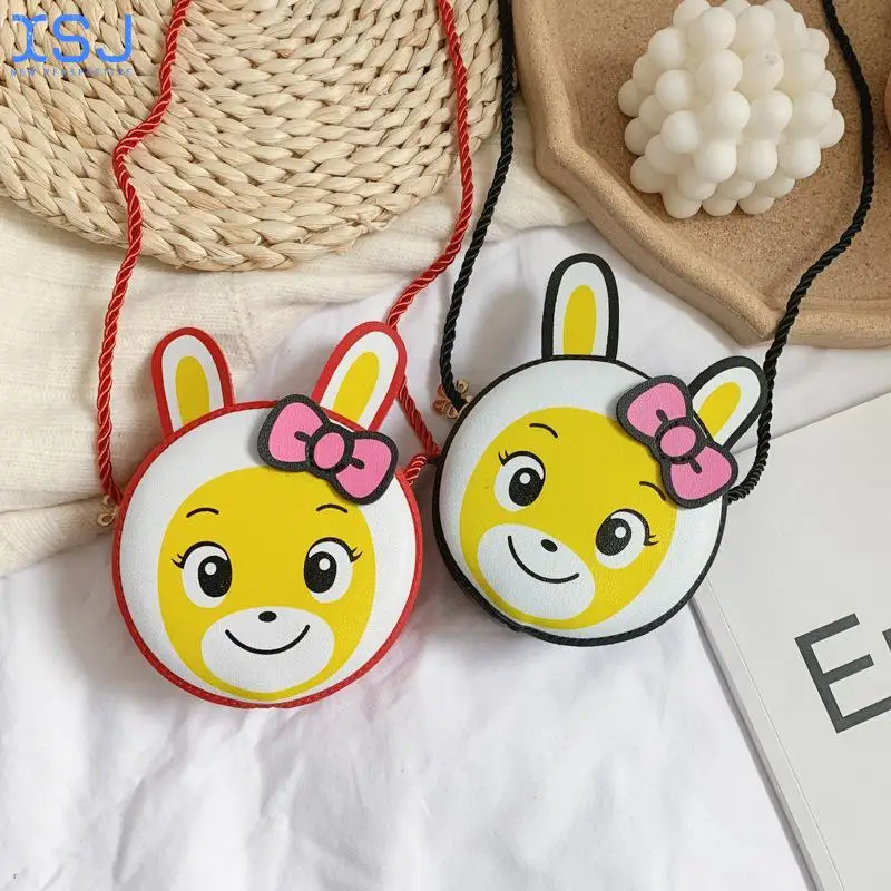 

Children's Bag Korean Fashion Children's Messenger Bag Cartoon Creative Cute Bunny Shoulder Bag