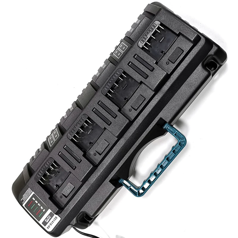 GTF 4 розетки литий-ионная батарея зарядное устройство BS1418-04 3A Max для BOSCH 14 V 18V BAT609