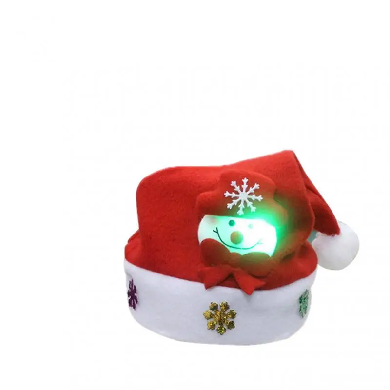 Christmas Hat Ornaments For Home Xmas Santa Claus Gifts Navidad Decor Winter Caps Kids | Дом и сад