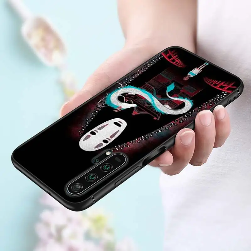 Черный силиконовый чехол аниме Тоторо, гибли для huawei Honor 10i 9X8X20 10 9 Lite 8 8A 7A 7C Pro Lite чехол для телефона - Цвет: Style 02