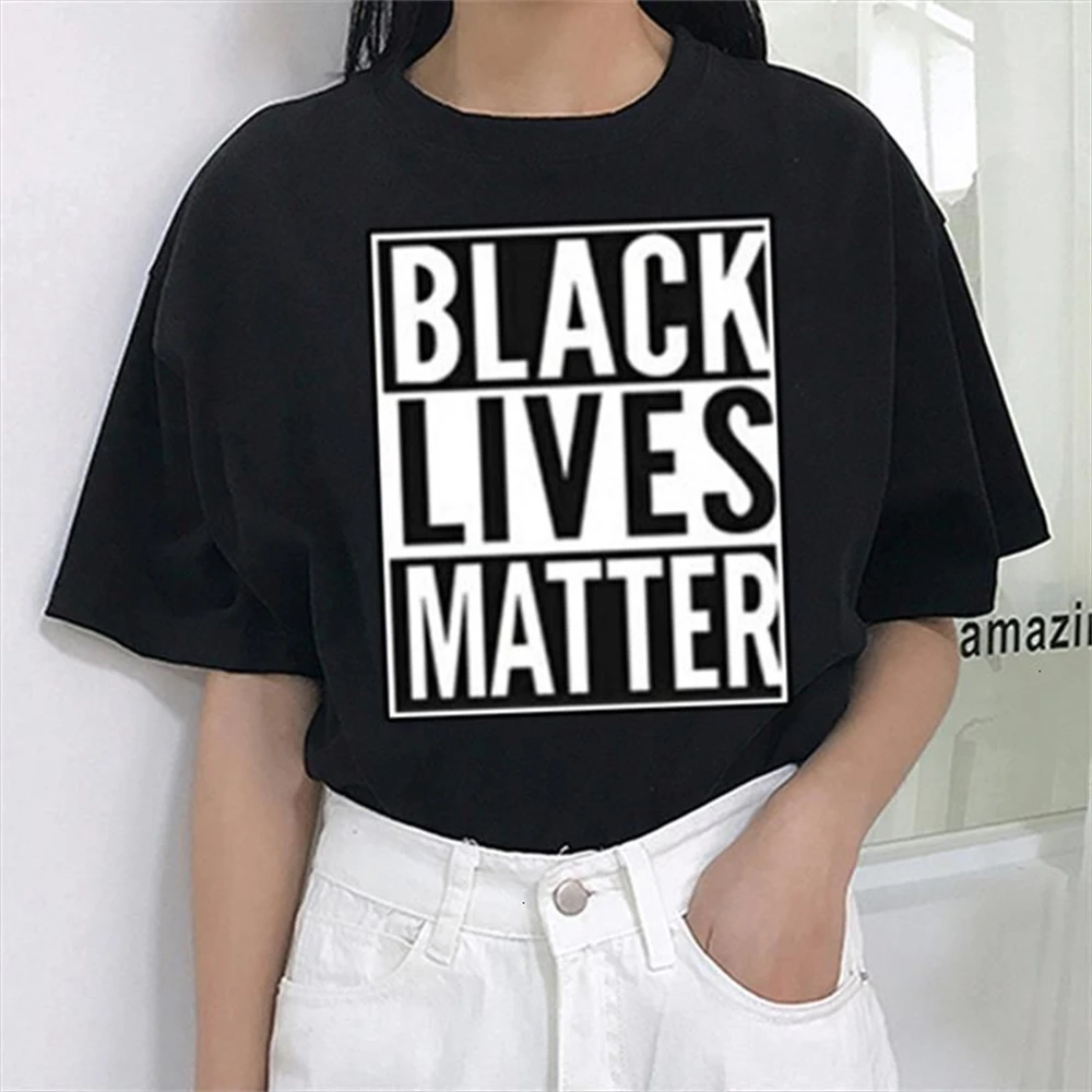 

New I Can't Breathe Graphic Harajuku T Shirt Black Lives Matter BLM 90s T-shirt Summer Casual Streetwear Tshirt O Neck Top Tees