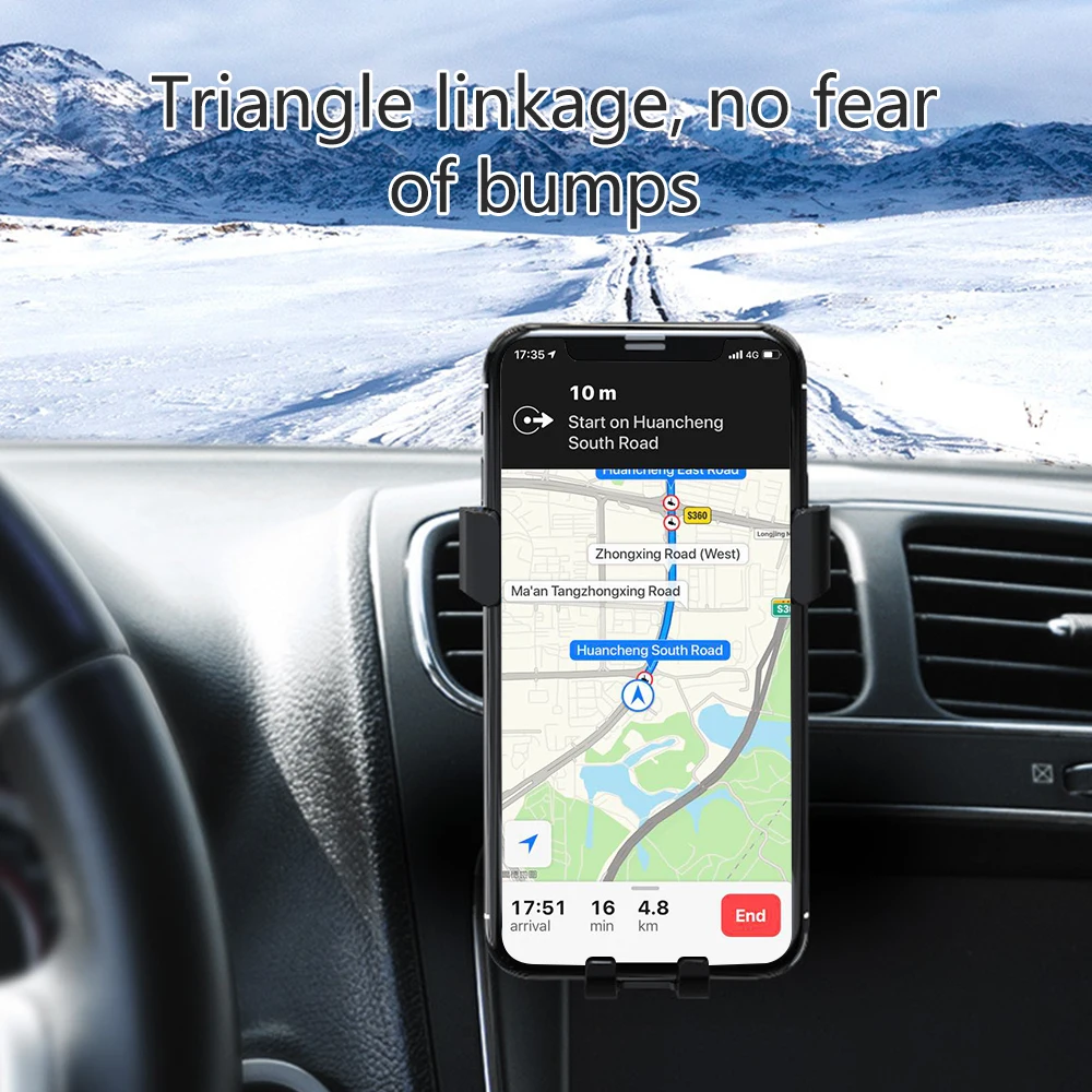 Гравитационный Автомобильный держатель для телефона в автомобиле с креплением