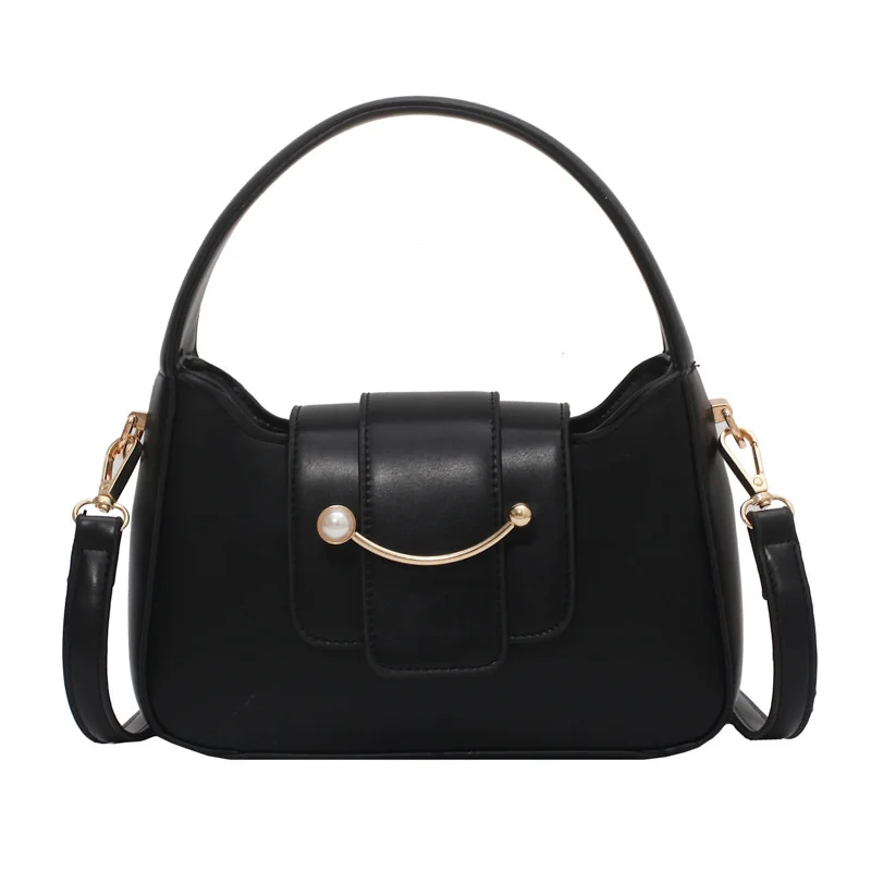 

Bags Women's New Trendy French Pearl Ins Simple Underarm Bag Shoulder Handbag Luxury Brand Designer Shopper A Bag