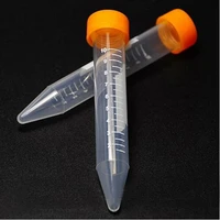 100pcslot 10ml clear plastic centrifuge tube pp centrifuge tubes with screw cap vials