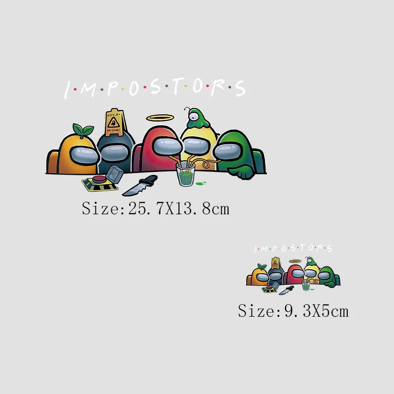 Cartoon Stickers heat transfer patches New Game fans appliqued for T-shirt jacket Thermal patch On Clothes DIY ironing stickers | Дом и сад