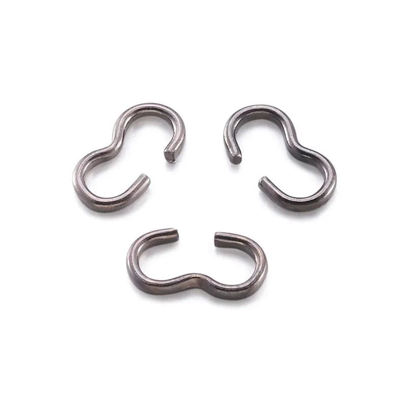 100 шт. железная застежка 3 слова цепь соединитель подвески для самостоятельного