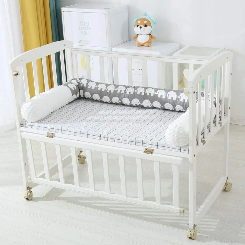 

Baby Crib Fence Safety Bed Fence Children Safety Crib Rail Baby Safety Barrier For Beds Bumper Bed Pillow Cushion Adjustable
