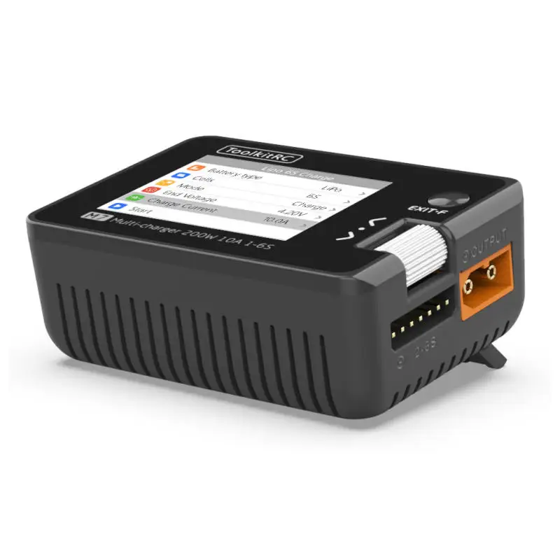Зарядное устройство ToolkitRC M7 200 Вт 10 А зарядное постоянного тока для 1-6S Lipo