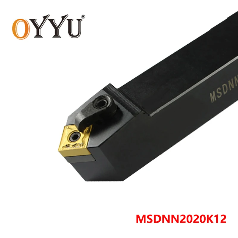 

OYYU 20mm MSDNN 2020 MSDNN2020K12 External Turning Tool Holder Lathe Cutter Shank use SNMG12 Carbide Inserts CNC Cuttng Tools