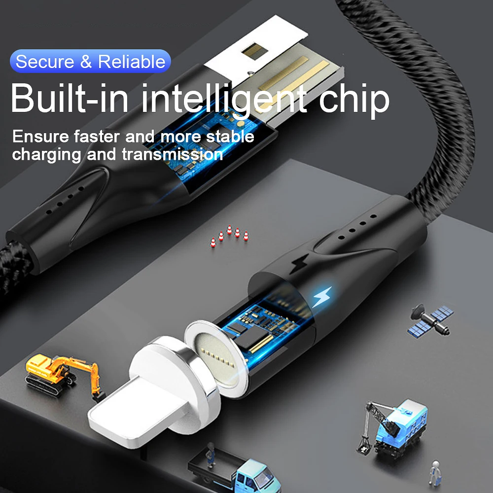 Магнитный Micro USB кабель Obobix зарядный шнур для телефона Xiaomi Redmi Note 5 Pro быстрый