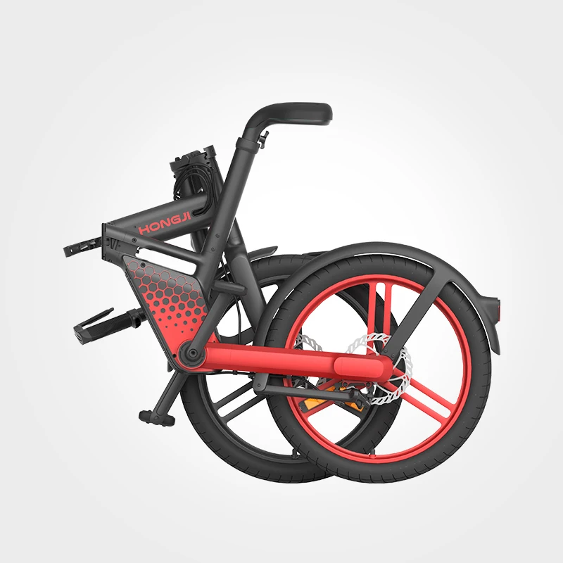 Двухколесный городской Электрический велосипед HONGJI 20 легкий 36 В литиевый