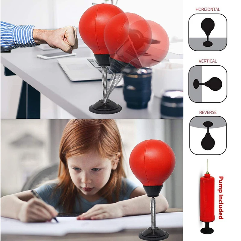 

Suction Cup Boxing Cathartic Ball Decompression Office Desktop Protable Adult Children Safe Release Stress Easy To Inflate Tool