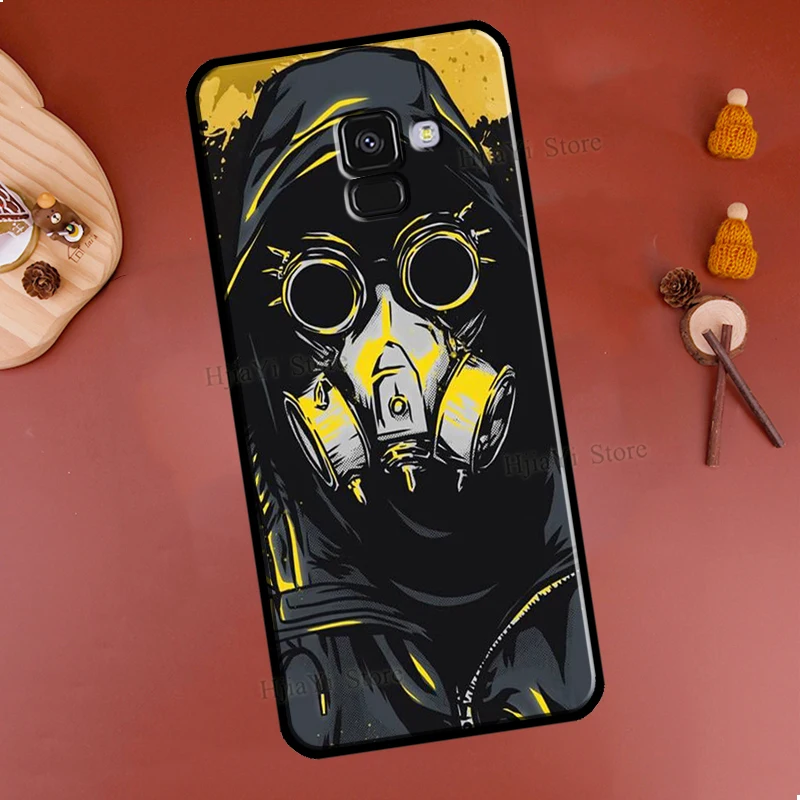 Cool Man Antigas Mask Cover Case For Samsung J1 J3 J5 J7 A3 A5 2016 2017 J4 J6 Plus J8 A6 A7 A9 A8 2018 Coque images - 6