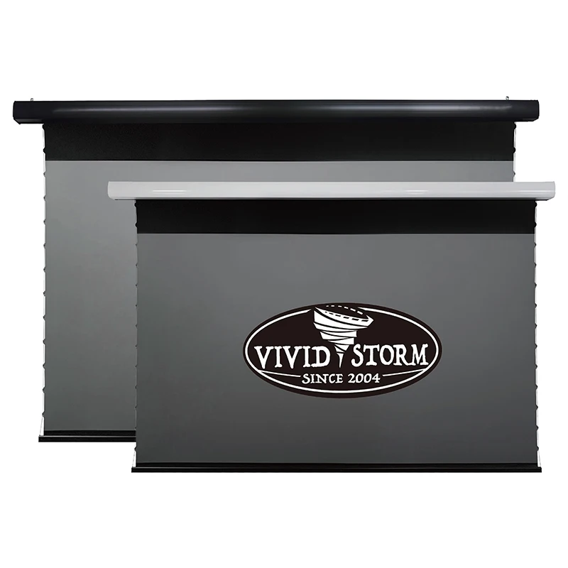 VIVIDSTORM 120 дюймов PRO Slimline моторизованный раскрывающегося списка Экран UST проектор