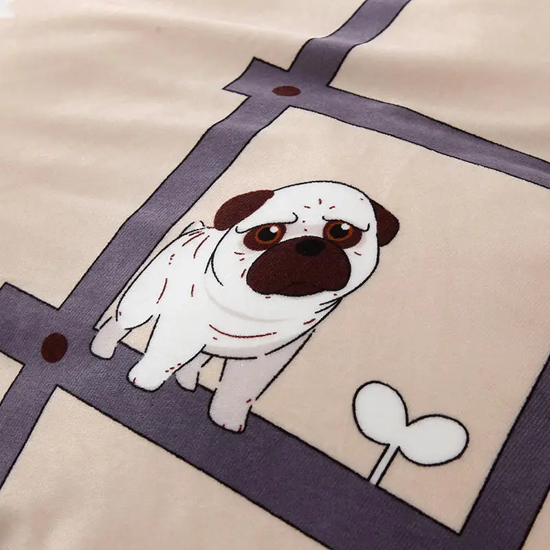 Комплект постельного белья из бархата набор розового цвета с пододеяльником и