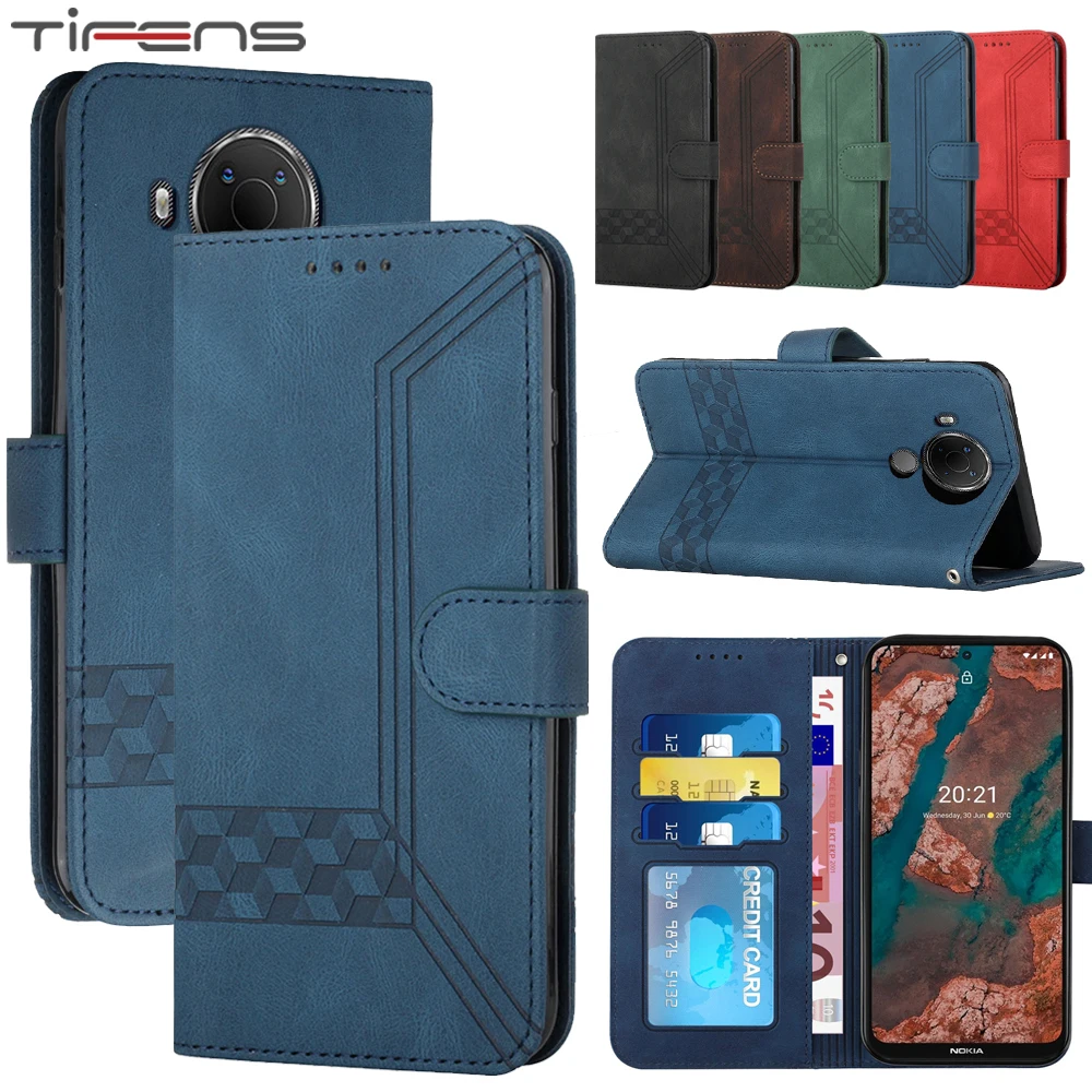 

Leather Magnetic Case For Nokia 5.4 3.4 X20 XR20 C300 G300 G30 G20 G10 Flip Wallet Silicone Cards Shockproof Phone Cover Coque