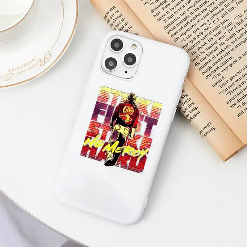 

cobra kai snake 2 Phone Case Candy Color White for iPhone 11 pro XS MAX 8 7 6 6S Plus X 5S SE 2020 XR