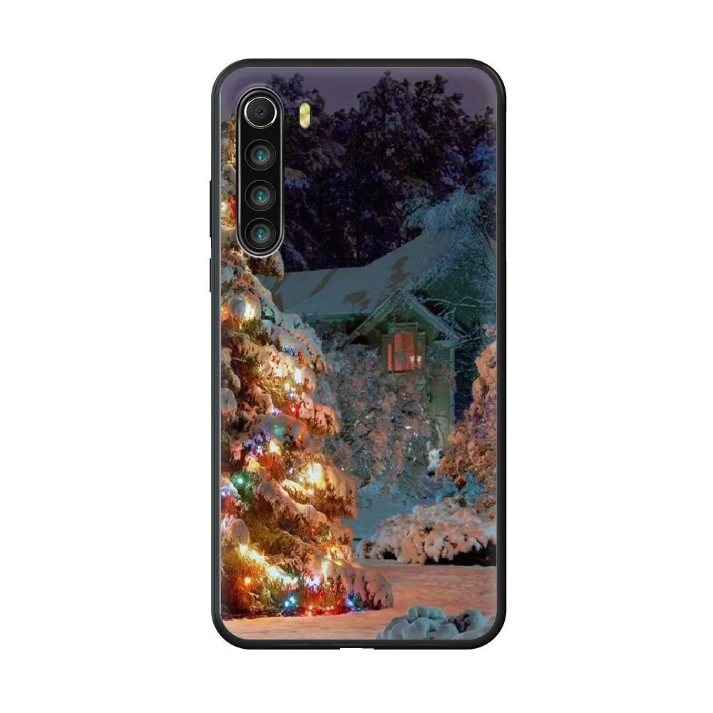 

beautiful Christmas Turkey Christmas tree Phone case For Xiaomi Redmi Note 8T 8 9 7 7A 8 8A 4 5 9S Pro black prime trend hoesjes