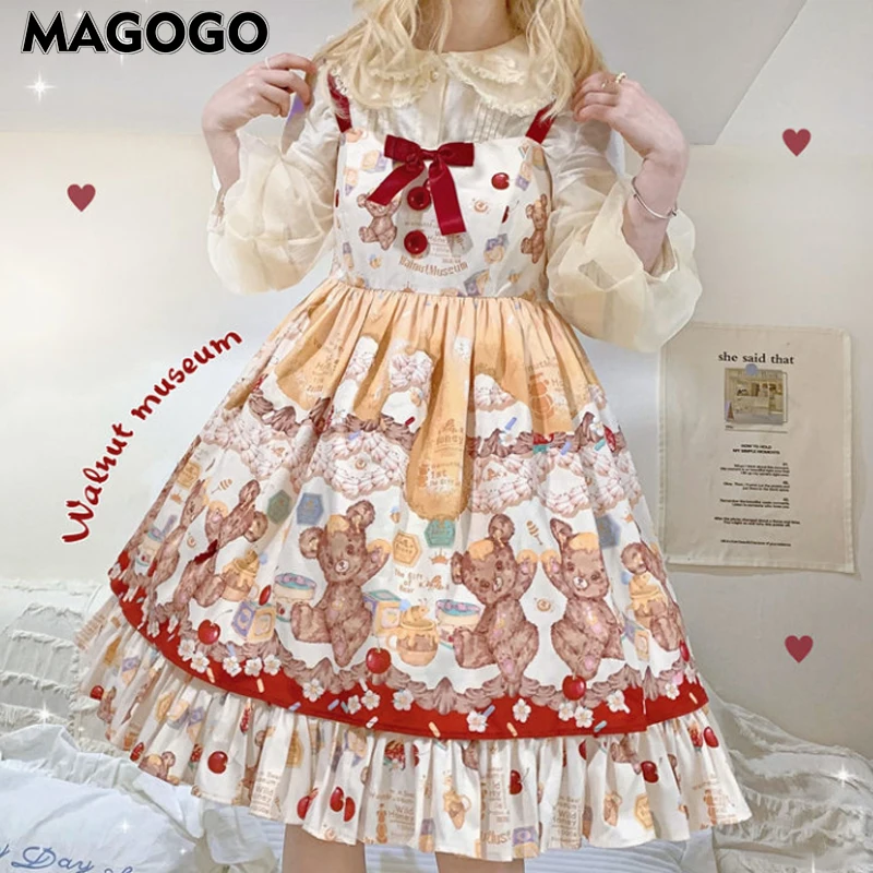 Летнее мультяшное платье без рукавов для женщин INS Супер милое женское