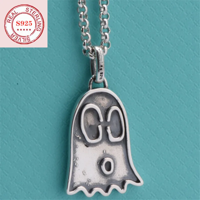 

100% sterling silver necklace, vintage 925 jewelry, tiger pattern charm original round pendant, send a friend holiday gift