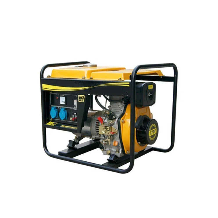 Небольшой мощный однофазный бесшумный дизельный генератор на продажу 8