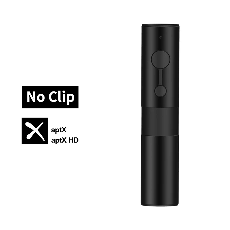 No Clip Hagibis Bluetooth 5,0 передатчик приемник 2-в-1 3,5 мм Джек аудио Aptx Беспроводной адаптером AUX для ТВ наушники ПК автомобиля nintendo - Цвет: No Clip