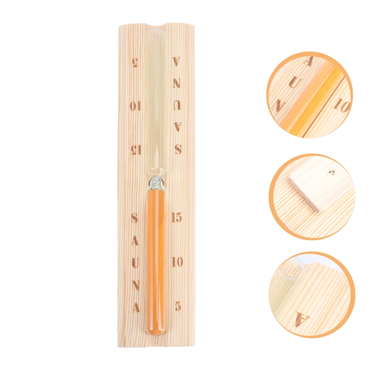 

1pc Wooden Time Hourglass Creative Timer Clock Sauna Room Hourglass Timer