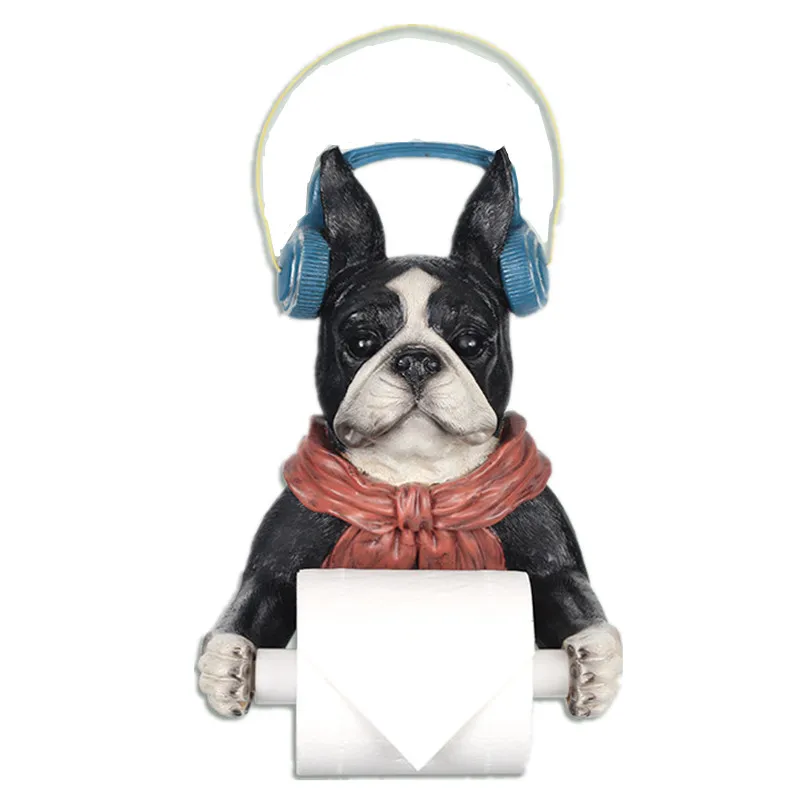 

MUSIC DOGS WALL SCULPTURE DECORATION RESIN ART&CRAFT FLOWER POT PAPER HOLDER STATUE 3D ANIMAL WALL HANGING DECORATIONS R276