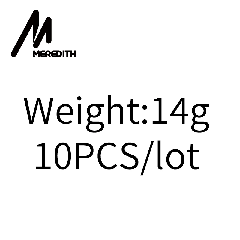 14g-10pcs Мередит 1 г 2 г 3 г 5 г 7 г 10 г 18 г 22 г Кривошип джиг головка крючок рыболовный крючок свинцовая головка приманка жесткая приманка мягкий червь джиг крючок для рыбалки - Цвет: 14g-10pcs