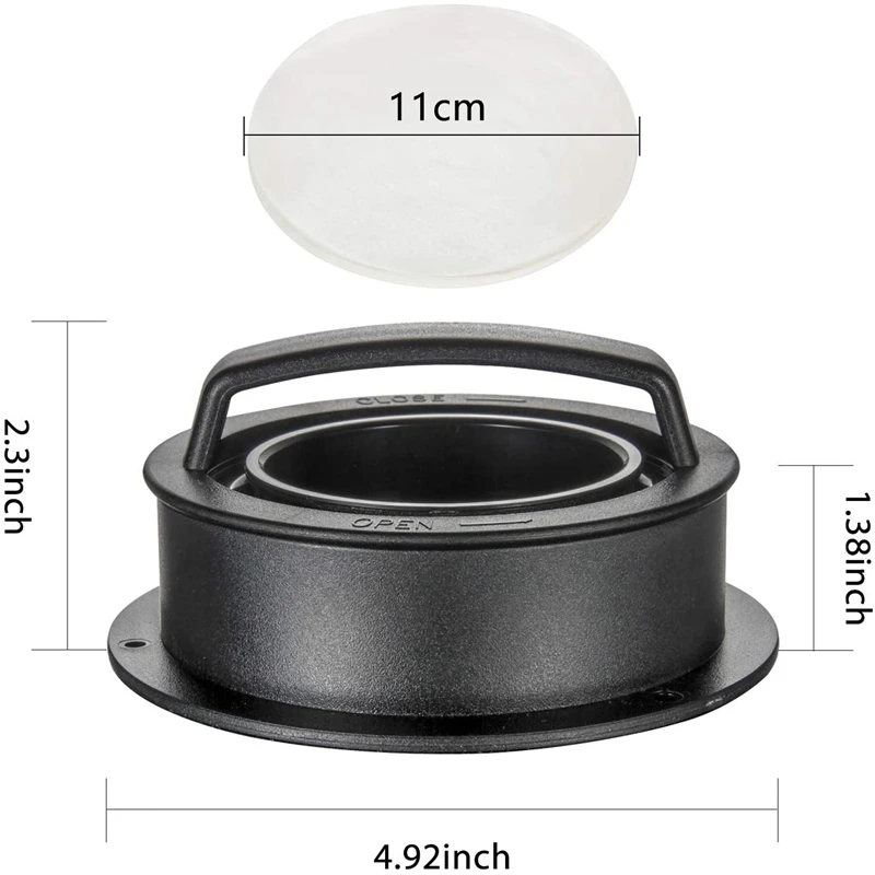 Hamburger Press Patty Maker 3 In 1 Non-Stick Burger For Making Delicious Burgers Perfect Shaped Patties | Дом и сад