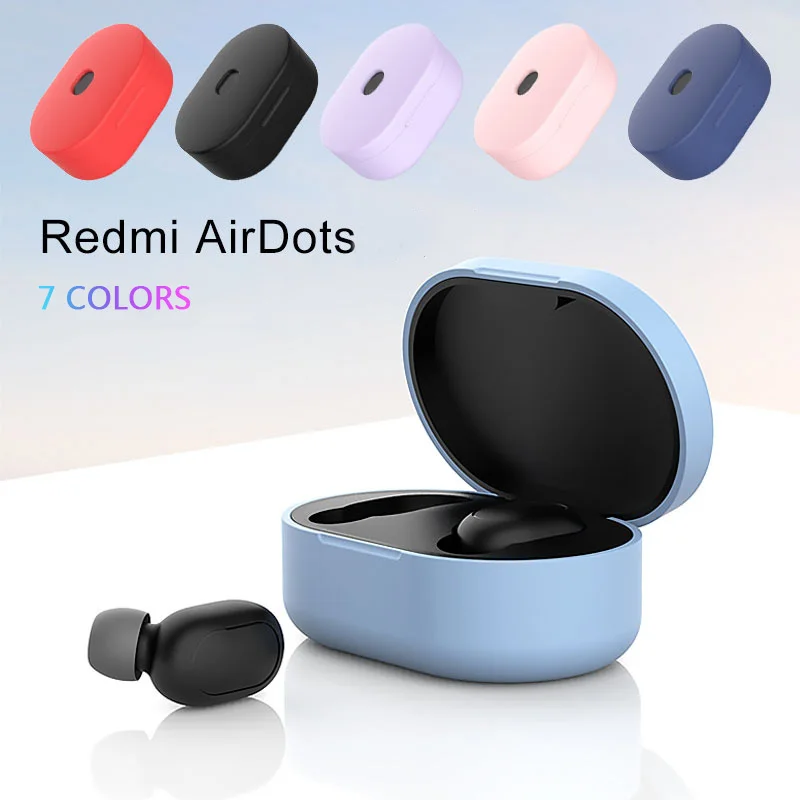 Новый силиконовый чехол Защитный для наушников Xiaomi Airdots Bluetooth Молодежная версия