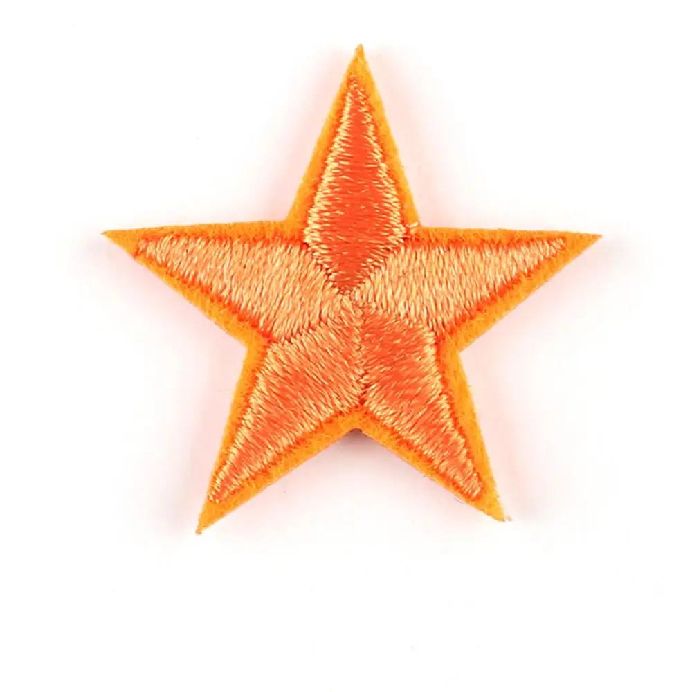 33Pcs/Set 33Colors Star Patch Badge Embroidery Iron On Patches Sewn Applique Embroidered Art DIY Craft Clothes | Дом и сад