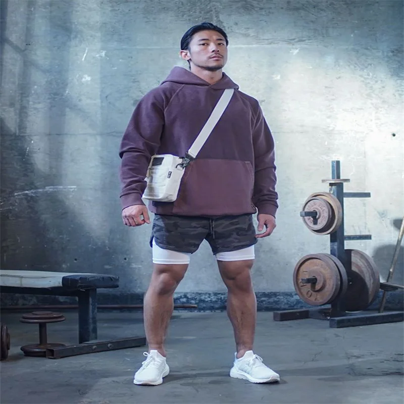 

Muscle Brothers Trendy New Fast Drying Running Shorts For Men Beach Pants Breathable Fitness Five-Point Basketball Pants Versati
