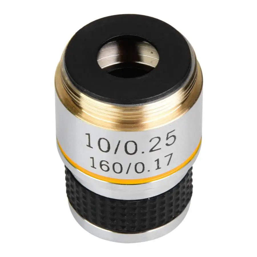 

10X 185 Biological Microscope Achromatic Objectives Lens 160/0.17