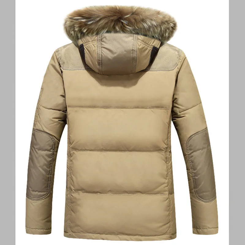 

2019 Men High quality -40Celsius Goose Down Parkas men Winter Jacket real fur collar cg parkas winter waterproof down jacket