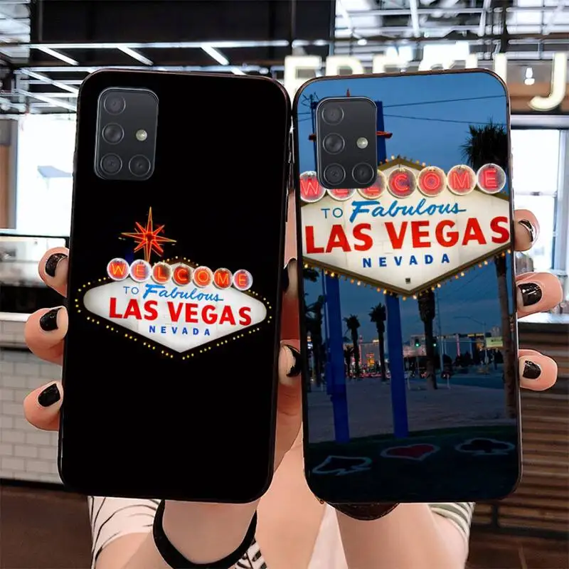 Чехол для телефона CUTEWANAN Las Vegas Strip North Side Nevada USA Samsung S20 plus Ultra S6 S7 edge S8 S9 S10 5G lite