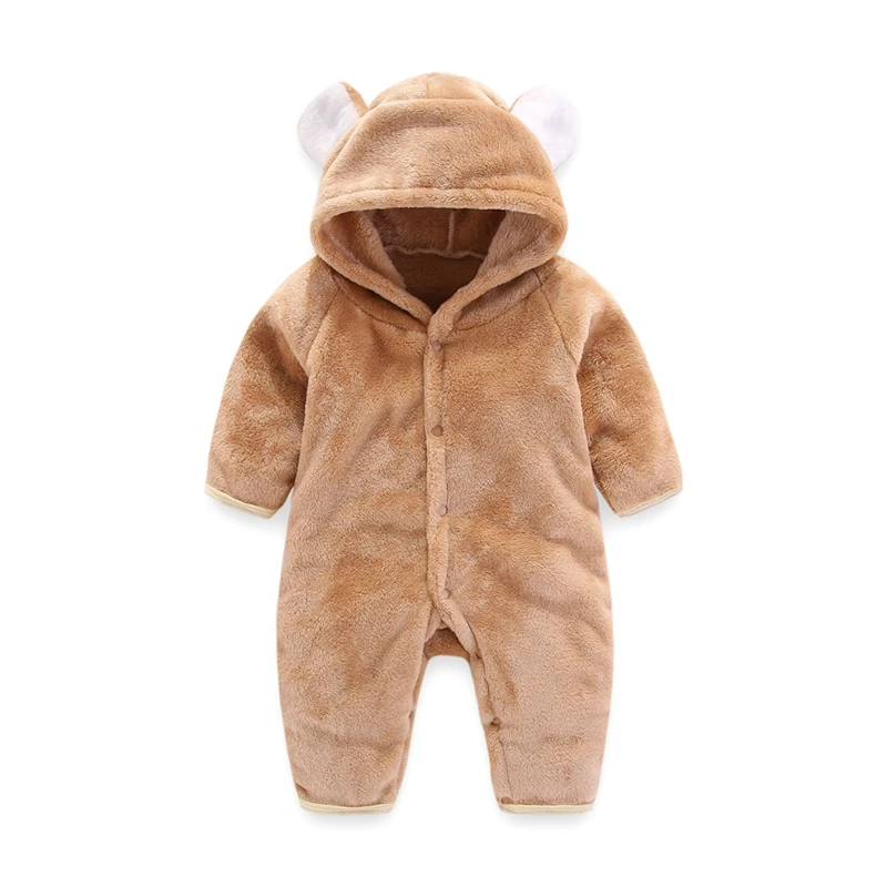 

Newborn Baby Romper Baby Boys Girls Soft Warm Winter Long Sleeve Animal Jumpsuit Cute Clothing For 0-12M