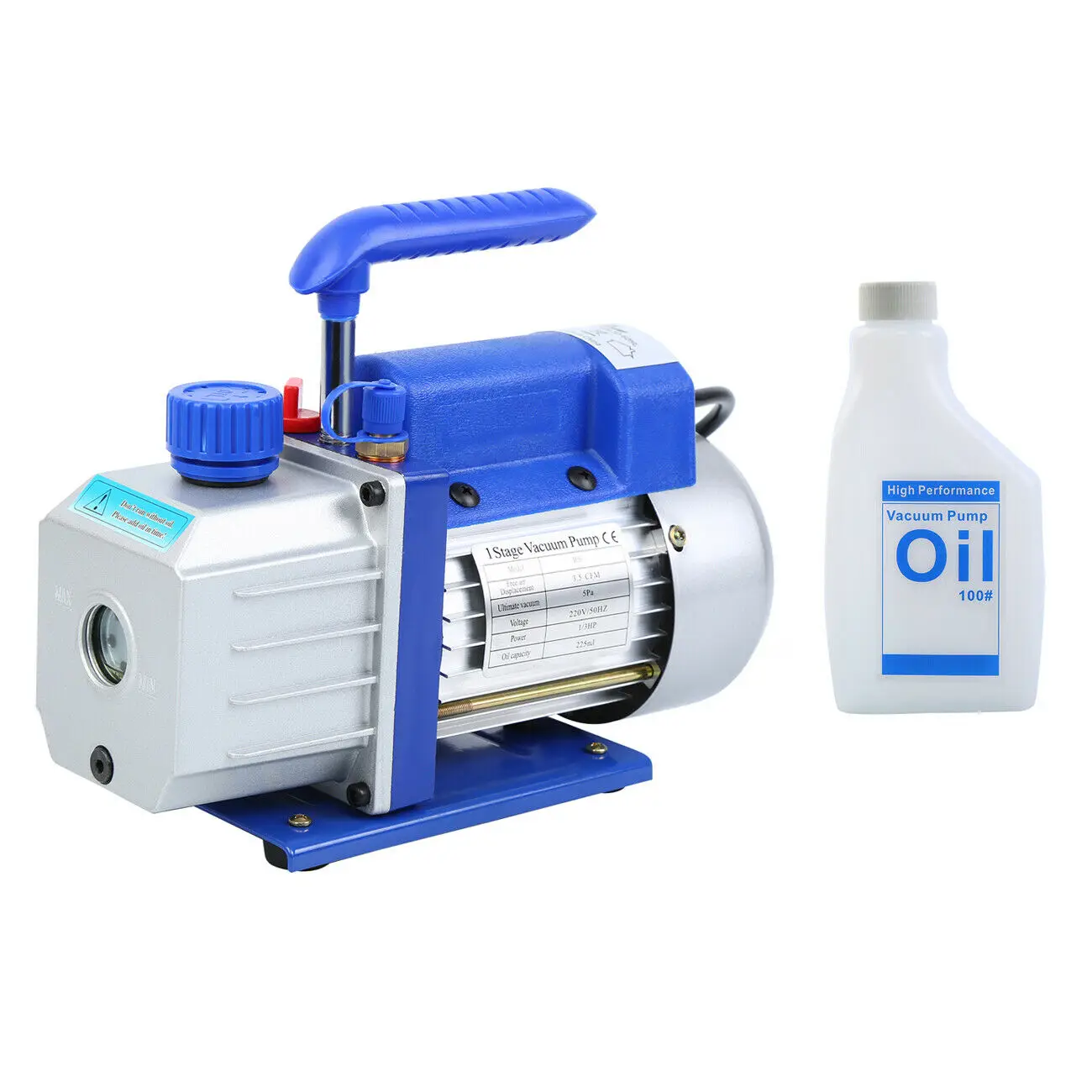 

Honhill 220V Refrigerant Vacuum Pump Air Conditioning Compressor Air Conditioning 71L / MIN 2.5CFM 3.5FCM