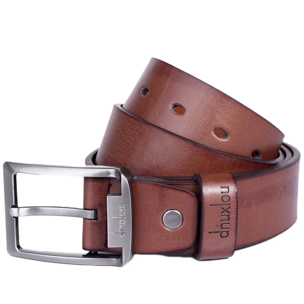 

Lover's Day Gift High Quality Fashion Men Faux Leather Belt Fashion Men 's Casual Wide Concise Style Belt
