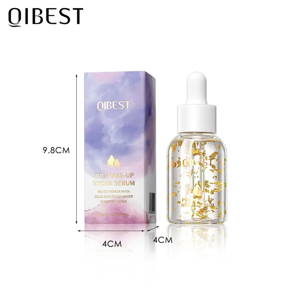 QIBEST Gold эссенция для лица Косметика кожи осветляющая сыворотка Золотая Сыворотка