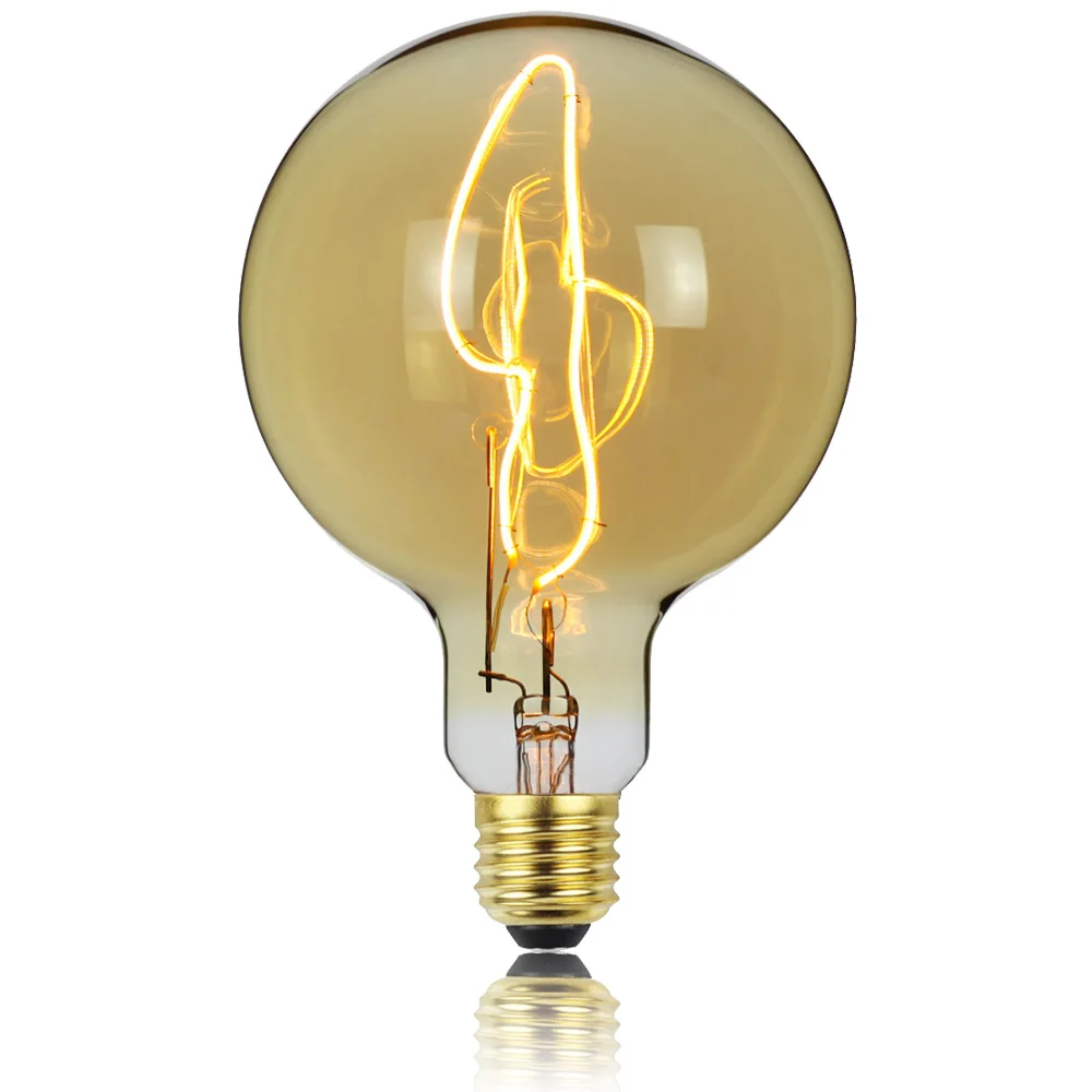 Ретро Эдисона лампы декоративные светодиодный нить накаливания с регулируемой